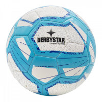 Derbystar STREET SOCCER Heimspiel Fußball Größe 5, WEISS/BLAU