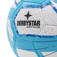 Derbystar STREET SOCCER Heimspiel Fußball Größe 5, WEISS/BLAU