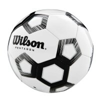 Wilson Fußball Pentagon, Gr. 5, schwarz/weiß