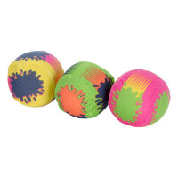 Schwammball, 3er Set, bunt, verschiedene Motive