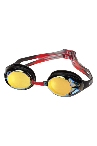 Schwimmbrille POWER MIRRORED, schwarz-golden verspiegelt