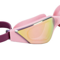 Schwimmbrille SPLASH I MIRROR, pink, rot-gold, verspiegelt