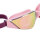 Schwimmbrille SPLASH I MIRROR, pink, rot-gold, verspiegelt