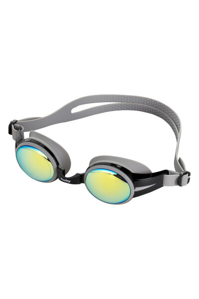 Schwimmbrille MOON MIRROR, grau-rauch, gold-verspiegelt