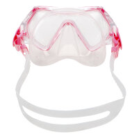 Tauchermaske Adventure I, pink-transparent