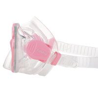 Tauchermaske Adventure I, pink-transparent