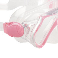 Tauchermaske Adventure I, pink-transparent