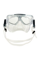 Schnorchel-Set JUNIOR, grau-transparent