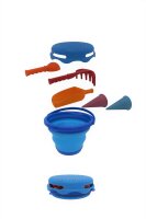 Schildkröt Funsports - 7in1 Sand Toys Falteimer Set - blau