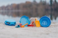 Schildkröt Funsports - 7in1 Sand Toys Falteimer Set - blau