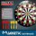 BULLS Magnetic Dartboard mit 6 Pfeilen