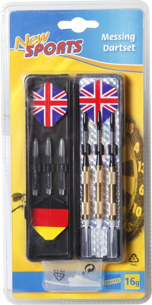 New Sports Dartset Brass, für elektronisches Dart, 16 g, sortiert