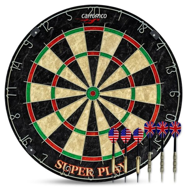 Carromco Steeldartboard Superplay, Bristle