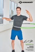 Schildkröt Fitness - FITNESS-HOOP  mit Massagewellen, grey-green, # 100cm