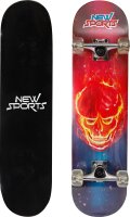 New Sports Skateboard Ghostrider, Länge 78,7 cm, ABEC 7