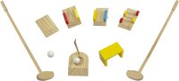 Outdoor active Minigolf-Set 11-teilig