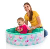 Splash & Fun Fix Pool Flamingo #80 cm, faltbar, mit Tasche