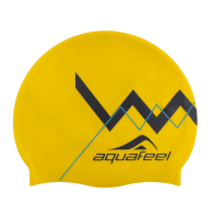 aquafeel Schwimm-Trainingshaube ZIG-ZAG Silikonhaube 30502