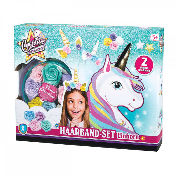 Creative Studio: Haarband-Set Einhorn