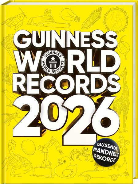 GUINNESS WORLD RECORDS 2026: Das beliebte Rekorde-Buch für Kinder und Erwachsene