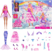 Barbie-Adventskalender mit Modepuppe und 24 Überraschungs-Accessoires mit Einhorn