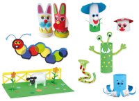 LENA® Bastelkoffer Premium, Faltschachtel