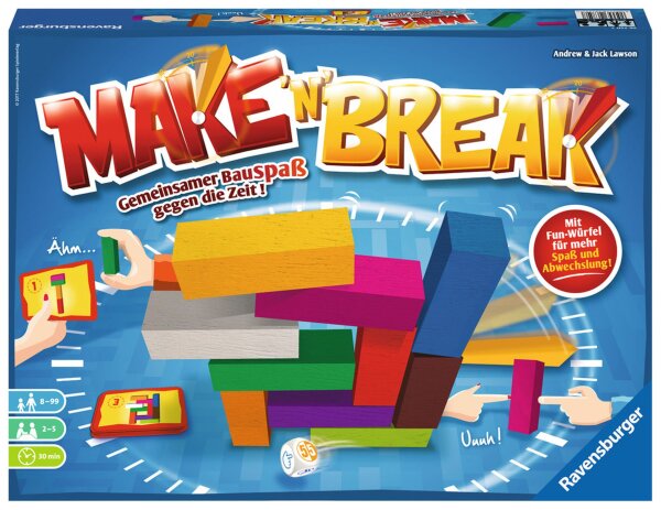Ravensburger 26750 - Make n Break - Gesellschaftsspiel für die ganze Familie