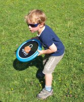 Schildkröt Funsports - OGOSPORT Set, 2 Ogo Softdiscs (orange+ blau) + 1 OGO Ball