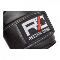 Reebok Combat Leder-Boxhandschuhe, Weiß/Schwarz